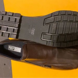Munro brown leather men’s comfort shoes US 10.5